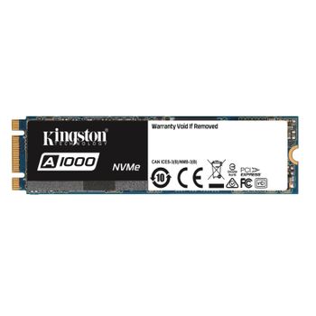 Kingston Technology A1000 Ssd 960gb, 960 Gb, M.2, Pci Express, 1500 Mb/s