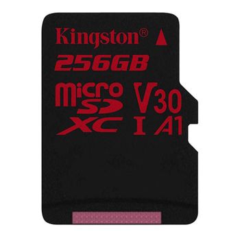 Kingston Tarjeta Microsdxc 256gb Clase A1 Uhs-i U3 Canvas React