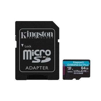 Mem Micro Sdxc 64gb Kingston Canvas Go Uhs-i Cl10