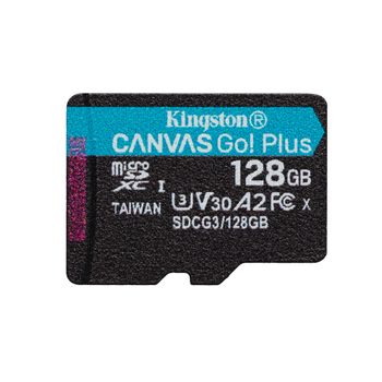 Kingston Technology - Canvas Go! Plus 128 Gb Microsd Uhs-i Clase 10 - Sdcg3/128gbsp