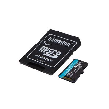 Kingston Technology Canvas Go! Plus Memoria Flash 512 Gb Microsd Clase 10 Uhs-i