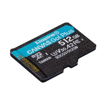 Kingston Technology Canvas Go! Plus Memoria Flash 512 Gb Microsd Clase 10 Uhs-i