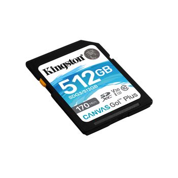 Kingston Technology Canvas Go! Plus Memoria Flash 512 Gb Sd Clase 10 Uhs-i