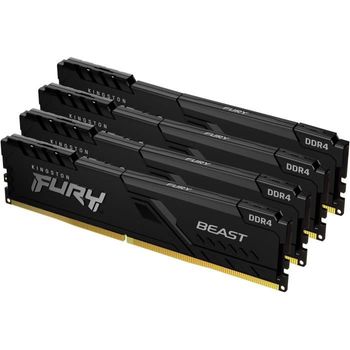 Memoria Fury Beast 32 Gb (4 X 8 Gb) Ddr4 3600 Mhz Cl17 Kingston