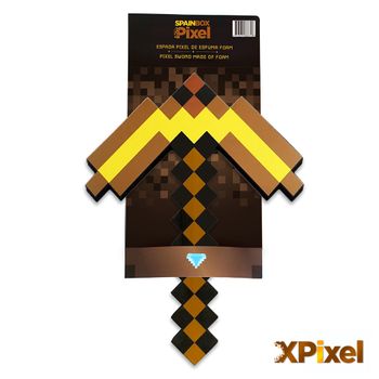 Espada Minecraft de Espuma Versión Diamante Turquesa - Xpixel