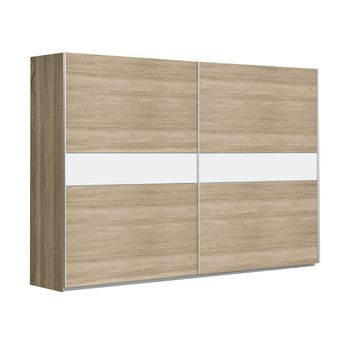 Armario Multiusos Nexty 2 Puertas En Color Roble 106x68x33 Cm con