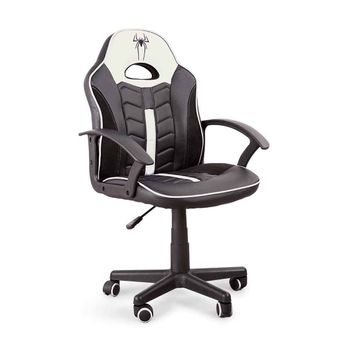 Silla Gaming Spider-S regulable silla escritorio juvenil en Negro