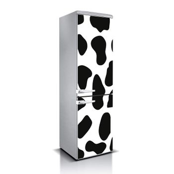 Vinilo Para Frigorífico Manchas De Vaca 2,00x60cm | Adhesivo Resistente Y De Fácil Aplicación | Pegatina Adhesiva Decorativa De Diseño Elegante