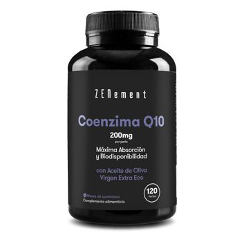 Coenzima Q10, 200 Mg Zenement, 120 Comprimidos