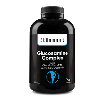 Glucosamina Complex Con Condroitina, Msm, Boswellia Y Quercetina - 365 Cápsulas