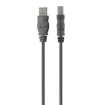 Usb 2.0 A - Usb 2.0 B, 1.8m Cable Usb 1,8 M Usb A Usb B Gris