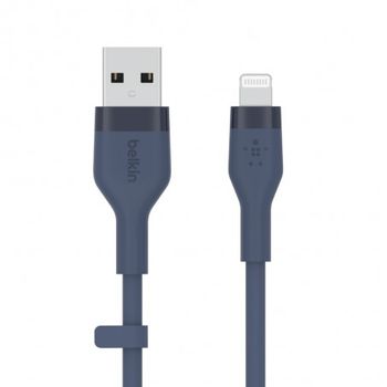 Belkin - Cbl Siicone Usb-a Ltg 2m Bleu Cable Usb Usb A Usb C/lightning Azul