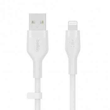 Belkin - Cbl Scicone Usb-a Ltg 2m Blc Cable Usb Usb A Usb C/lightning Blanco