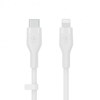 Belkin - Cbl Silicone Usb-c Ltg 3m Blc Cable Usb Usb C Usb C/lightning Blanco