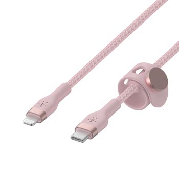 Belkin Cbl S Tress Usb-c Ltg 2m Ros Cable Usb Usb C Usb C/lightning