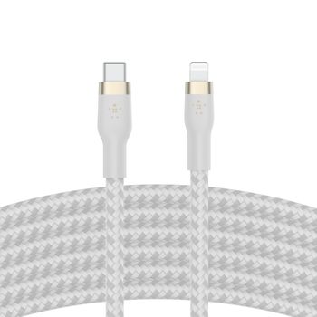 Belkin Caa011bt3mwh Cable Usb 3 M Usb C Usb C/lightning Blanco