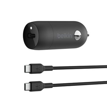 Belkin Cca004bt1mbk-b6 Portátil, Smartphone, Tableta Negro Encendedor De Cigarrillos Carga Rápida Interior