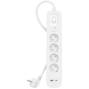 Belkin Srb001vf2m Limitador De Tensión Blanco 4 Salidas Ac 2 M