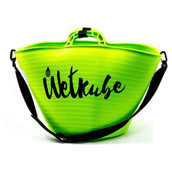 Cubo De 42l Para Cambiarse, Secar, Transportar Y Guardar El Traje De Neopreno, Verde, Wetkube