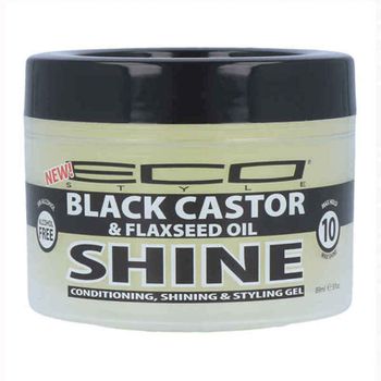 Cera Eco Styler Shine Gel Black Castor (89 Ml)