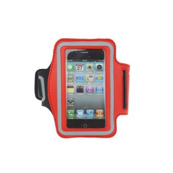 Funda Armband Banda Brazo Sport Para Iphone 4 4s Rojo Accesso Auriculares