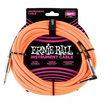 Ernie Ball 6084 Cable Instrumento 5.49m Cado Orang