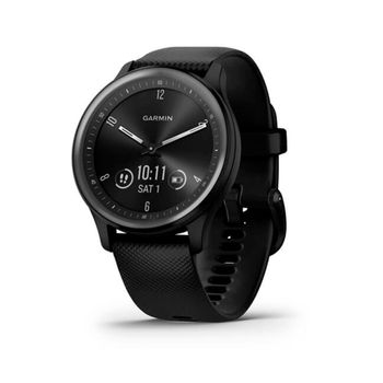 Garmin Vívomove Sport Smartwatch Negro 40mm Oled Con Correa De Silicona Negra