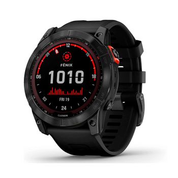 Garmin Fenix 7x Solar Negro (slate Gray) Smartwatch 51mm / Correa Silicona Negra