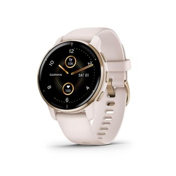 Garmin Venu 2 Plus Smartwatch Beige (white+cream Gold) 43 Mm / Gps / Wifi