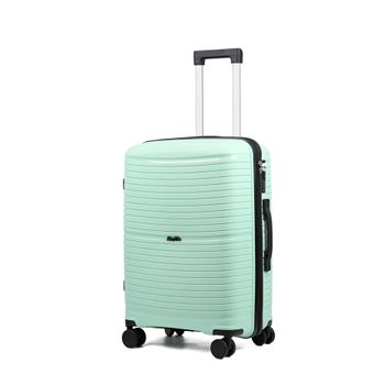 Maleta Cabina 10kg 55*36*23 Cm Material Polipropileno, Cerradura 3 Digitos, Combinación De 3 Dígitos, Ruedas Dobles Giratorias Ppn19 - Verde Palo