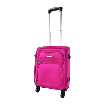 Maleta Tela De Cabina 56*34*19cm, Mod. 8909 - Fucsia