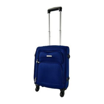 Maleta Tela De Cabina 56*34*19cm, Mod. 8909 - Azul Marino