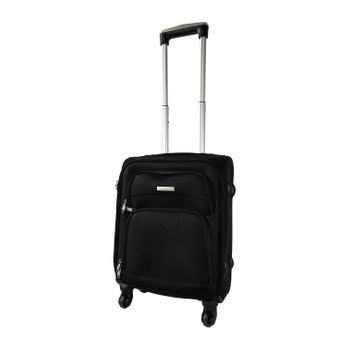 Maleta Tela De Cabina 56*34*19cm, Mod. 8909 - Negro