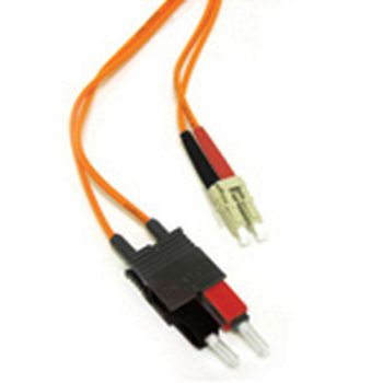 C2g 2m Lc/sc Lszh Duplex 62.5/125 Multimode Fibre Patch Cable Cable De Fibra Optica Naranja