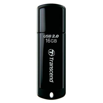 Transcend Pendrive 16gb Jetflash 350 Usb2.0 Negro