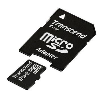 Transcend Tarjeta Microsdhc 32gb Clase 10 (incluye Adaptador Sd)