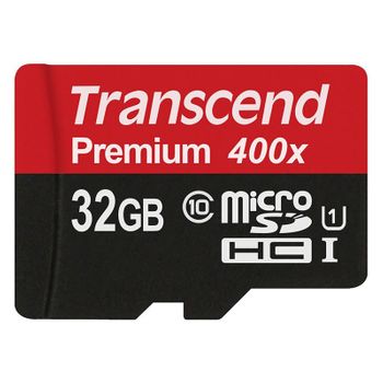 Transcend Tarjeta Microsdhc 32gb Clase 10 Uhs-i Premium 400x