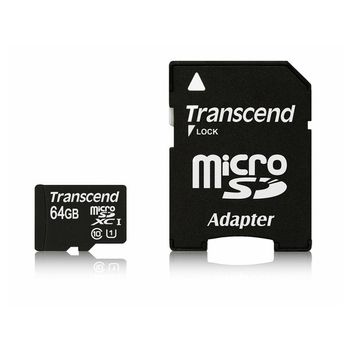 Transcend Tarjeta Microsdxc 64gb Clase 10 Uhs-i 300x (adapt)
