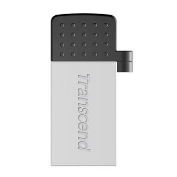 Transcend Pendrive 32gb Con Microusb (2 En 1) Jetflash 380 Plata