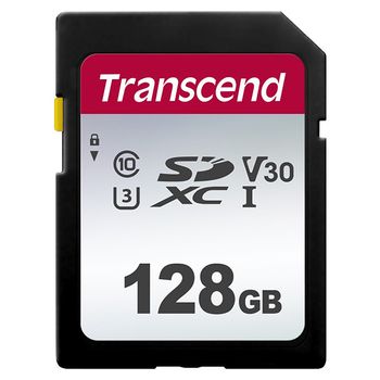 Transcend Tarjeta Sdxc 128gb V30 Uhs-i U3 300s