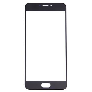 Reemplazo Vidrio Glass Pantalla Frente Front Screen Negro Para Meizu Mx6 + Kit