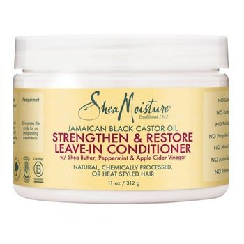 Shea Moisture Jbco Fortalece Y Restaura Acondicionador Sin Enjuague 454 Gr