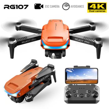 Rg107pro Mini Drone（4k - Duración De La Batería: 15 Min - Naranja）