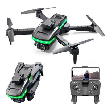 Mini Dron Con Cámara 4k Hd Para Evitar Obstáculos En 360° (modelo: S160 - Duración De La Batería: 15 Min - Negro)