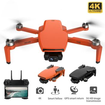 Dron De Control Remoto Sg108 Con Cámara 4k Hd (duración De La Batería: 25 Min - Naranja)
