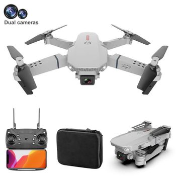 E88pro Mini Drone Con Cámara 4k (cámara Doble - Duración De La Batería: 15 Min - Gris)