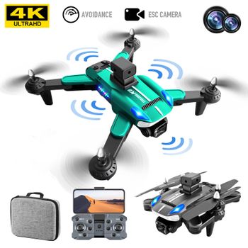 Dron K8 Con Cámara 4k Para Evitar Obstáculos Con Láser (duración De La Batería: 15 Min - Verde)
