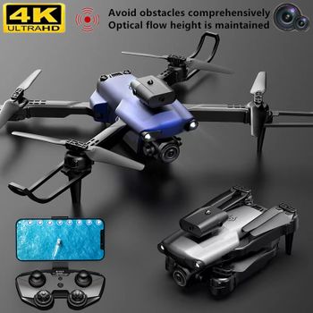 Mini Drone Con Cámara 4k Hd Evitación De Obstáculos De 360 ° (duración De La Batería: 15 Min - Azul)