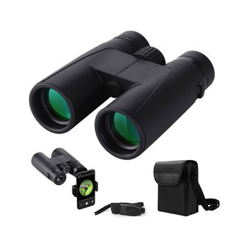 Binoculares Para Adultos Y Niños, Binoculares De Visión Nocturna, Telescopio Plegable Y Duradero Para Senderismo, Observación De Aves, Negro