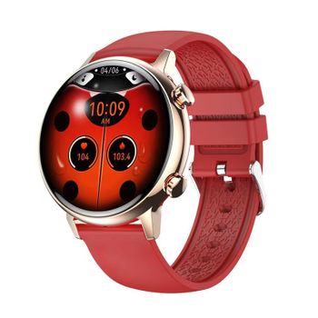 Veanxin Smartwatch Pantalla De 1,1 Pulgadas Hk39 Fitness Tracker-rojo